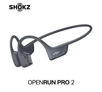 SHOKZ OpenRun Pro 2 Earphones S820 S821 Wireless Bluetooth Mini Earbuds Bone Conduction Headohones Sport Running Cycling Headset Silver