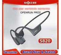 SHOKZ OpenRun Pro 2 S820- Bone Conduction Wireless Sports Headphones - Dark Gray