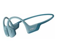Shokz OpenRun Pro Wireless Bone Conduction Running Headphones Blue Padded Safety