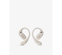 Shokz OpenFit Beige Headphones for Comfortable Running and Outdoor Activities