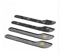 SHOLIRMET Real Dry Carbon Fiber Door Handle Cover Trim Compatible with Tesla Model 3 2017-2021 Model Y 2021 Add On Gloss Black Matt Black(B)