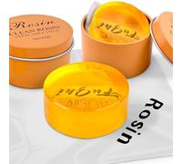 Shongbluu 2Pack Violin Rosin, Natural Light Low Dust Rosin for Violin Viola and Cello Bows (2Pack, Yellow)