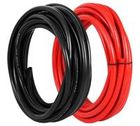 Shonsin 6 Gauge Silicone Wire 3ft Black & 3ft Red Separated, Ultra Flexible 6 AWG Welding Cable 3200 * 0.08mm Stranded Tinned Copper 600V 200℃ - RC, Battery, Car, Inverter