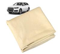 Shonye Super Absorbent Chamois Leathers for Cars, Natural Shammy Leather Cloth Fast Drying, Soft Car Chamois Cleaning Cloth, Chamois Leather Cloth for Windows, Rectangle-1 Pack 40x30cm