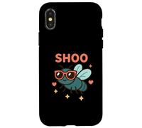 Shoo Fly Funny Hate Flies Shoo Fly Case for iPhone X/XS