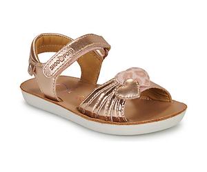 Shoo Pom Flat sandals GOA HEART in Gold 7.5 toddler