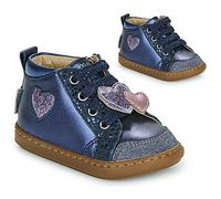 Shoo Pom Shoes (High-top Trainers) BOUBA NEW HEART in Blue 4 toddler