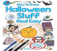 Shoo Rayner How to Draw Halloween Stuff Real Easy Paperback Book Shoo Rayner Multicolor