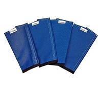 Shoofly Horse Leggins, Patented Loose Fitting Boots, Reduce Stomping, Stress & Fatigue, Breathable Plastic Mesh (Blue/Small)