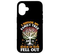 Shook My Family Tree Nuts Fell Out Funny Reunion Genealogy Case for iPhone 16