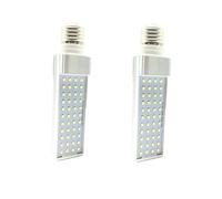 SHOORR Corn Lamp 2Pcs Led Bulbs E27 Led Corn Bulb SMD 2835 Spotlight 180 Degree Ac85 265V Horizontal Plug Light 11W Cold White
