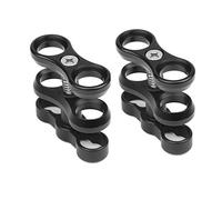 SHOOT 2PCS Ball Clamp Camera Underwater Diving 1" Inch Standard Ball Clamp for Underwater Light Arm System