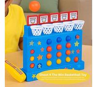 Shoot 4 The Win Basketball Toy, Ultimate Hand-Eye Coordination Game, 4 in a Row Basketball Challenge for Kids & Family Fun, Ages 5+