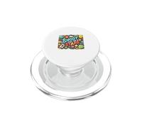 Shoot for the stars! Space Design Motivational Quote PopSockets PopGrip for MagSafe