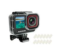 SHOOT Waterproof Housing Case for Insta 360 Ace Pro Diving Protective Underwater Shell with Quick Release Bracket & Thumbscrew Accessories