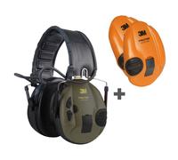 Shooting ACTIVE hearing protectors 3M Peltor SportTac MT16H210F-478-GN