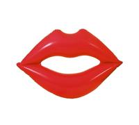 Shooting Bar Water Red Lips Lips Red Inflatable Float Swimming Ring Float Swimming Ring (A, 25.5x20.5x7cm)