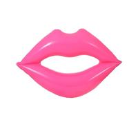 Shooting Bar Water Red Lips Lips Red Inflatable Float Swimming Ring Float Swimming Ring (B, 25.5x20.5x7cm)