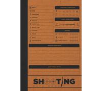 Shooting Data Book: Hardcover & Hardback Shooting Log Book With Target Diagrams - Shooting Notebook - Shooting Record Book - Long Range Shooting Logbook - Marksman Gifts