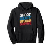 Shooting Editing Uploading Surviving Content Creator Burnout Pullover Hoodie