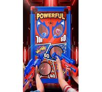 Shooting Game Toys, 2 Pump Blasters with Aim Fun, Spider Eye-Shaped & Web Design, 4 Target Score Points, 24 Foam Balls, Indoor Outdoor Toys Gifts for Kid Boy 3 4 5 6 7 8 9 10 11 12 Year Old Age 3-12