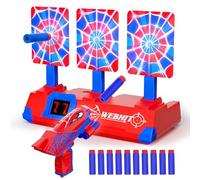 Shooting Games Toys for 4-10 Year Old Boys, Light Up Electronic Digital Targets with Gun Kids Toy, Spider Boy Toys Age 4 5 6 7 8 9 10 11 12 Year Old Boy Gifts Indoor Game Christmas Birthday Present