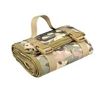 Shooting Mat Outdoor Portable Rol Up Multifunction Foldable Tactical Mat Non-Padded 900D Nylon Waterproof Non-slip Long Range Shooting Hunting Camping Accessories for Camping Hiking Trips