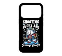 Shooting pucks and scoring goals Case for iPhone 17 Pro