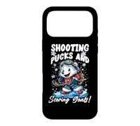Shooting pucks and scoring goals Case for iPhone 17 Pro Max