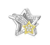 Shooting Star Charms for Pandora Charms Gold Star for Women