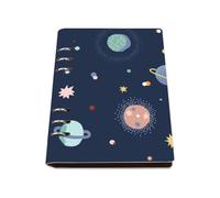 Shooting Stars Notebook A5, Pu Leather Notebooks, Lined Paper Cute Notebook 180Pages/90Sheets, Homework Book for Work, School Books for Writing, Revision Supplies Journal Diary