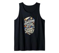 Shooting Stars Outer Space Comets Asteroids Planets Galaxy Tank Top