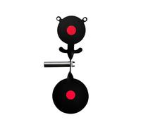 Shooting Target, 360° Spinning Target Hanging Bear Reset Target with Hex Screw & Wrench for Shoot Training