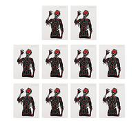 Shooting Targets Paper, Human Body Paper Practice Targets, Shooting Silhouette Targets for Hunting, Handguns(Zombie Skull)
