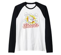 Shoots Comic Shaka Hawaii Hawaiian Pidgin Slang Raglan Baseball Tee