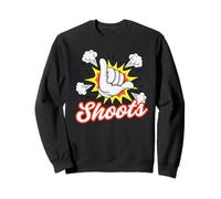 Shoots Comic Shaka Hawaii Hawaiian Pidgin Slang Sweatshirt