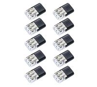 SHOOYIO 10/20 / 30/40 / 50Pcs LED Quick Terminals No Solder No Strip Wire Connectors Terminals Block Connectors