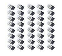 SHOOYIO 10/20 / 30/40 / 50Pcs LED Quick Terminals No Solder No Strip Wire Connectors Terminals Block Connectors