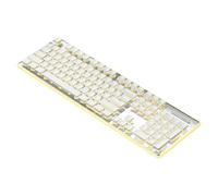 SHOOYIO 104Key Full Size Silents Mechanical Keyboards USB Cord with Colorful Lighting IPX4 Protected for Laptop PC Accessories Backlit Keyboards