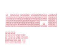 SHOOYIO 113 Piece OEM Profile Keycaps Crystal Jelly Color Effect Double Shot Injections Slip Print Side Printed Crystal Jelly Design Keycaps