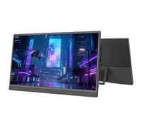 SHOOYIO 15.6 Inch Extreme Transportable Observe Detachable Stand 1080p Display USB CREATE Connection Notebook Holy Being Office Travel Transportable Computer Observe With Stand