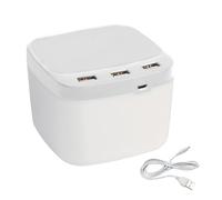 SHOOYIO 3-Port USB2.0 Adapter with Pen Holder and LED Light for Desk Organization Home Office School Desk USB Adapter