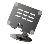 SHOOYIO 360 Rotation Tablet Stand With Sturdy Metal Construction And Clear Acrylic Platform For Any Workspaces Tablet Holder Stand