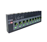 SHOOYIO 4/8 Channel Metal Body Microphones Console With 6.35mm Plugs For Musicians And Stereo Engineers On The Go Sound Mixer