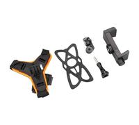 SHOOYIO 5 Part Hard Wearing Headpiece Appendage Set Modifiable Chin Mount Direct Current Smartphones Action Cameras for Trail Cycling Quests Motorbike Headpiece Mount