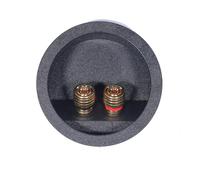 SHOOYIO 72mm Sound Terminals Cup Not Screw Design Spring Clamp Technology Coppers Conductors For HiFi Speakers Systems Two Binding Post Cup