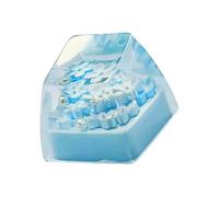 SHOOYIO Artistic Floral Plan Resin Keycaps That Mechanical Keyset Accessories for a Smooth Typing Light Transmitting Keycaps