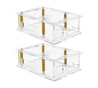 SHOOYIO Clear Acrylic Housing for Development Board Transparency Protective Shell Heat Dissipation Assembly Accessories Clear Development Board Cover