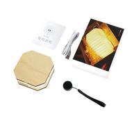 SHOOYIO Creative Foldable Wooden Book Light Soft Light USB Charging for Bedroom Reading Decor Holiday Lamp
