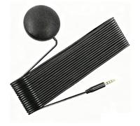 SHOOYIO Desktop Round Omnidirectional Pickup Microphone Intelligent LED Light 3.5mm / USB for Online Meeting Conference Mute Mic